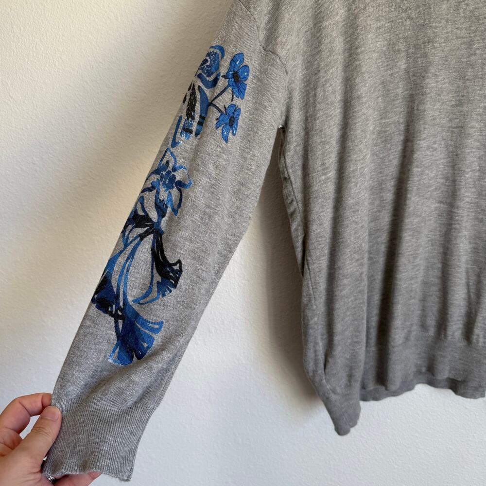 Desigual Louth Floral Butterfly Sequin Pullover K… - image 7